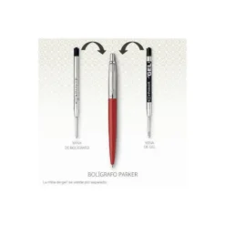 BOLIGRAFO PARKER JOTTER CHELSEA NARANJA CT TINTA AZUL
