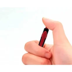 Boligrafo q-connect retractil con grip 0,7 mm color rojo