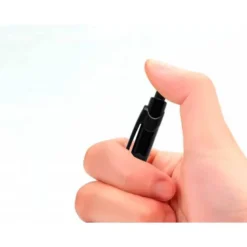 Boligrafo q-connect retractil con grip 0,7 mm negro