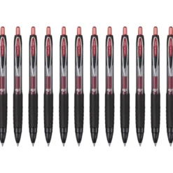 Boligrafo Uni-Ball roller UMN-207 color rojo trazo 0,4 mm
