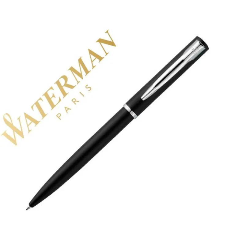 BOLIGRAFO WATERMAN ALLURE LACA NEGRA EN ESTUCHE DE REGALO