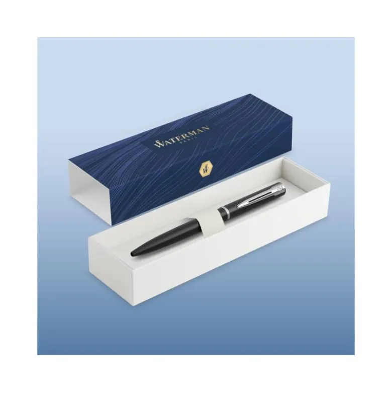 BOLIGRAFO WATERMAN ALLURE LACA NEGRA EN ESTUCHE DE REGALO
