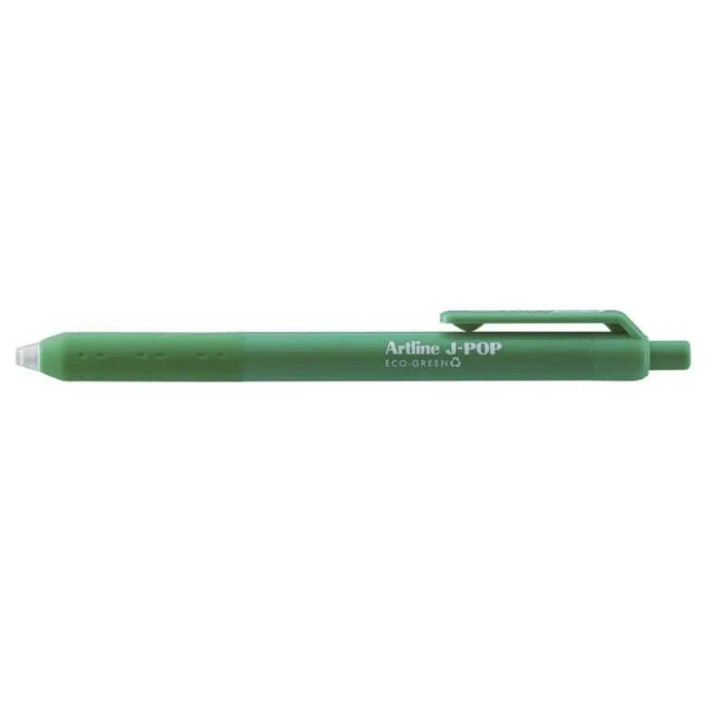 BOLIGRAFO ARTLINE J-POP ECO GREEN RETRACTIL TINTA GEL 0,7 MM VERDE