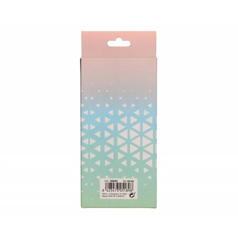 BOLIGRAFO BELIUS BRELA CUERPO HEXAGONAL CON CLIP 3 BOLIGRAFOS COLORES PASTELES SURTIDOS EN CAJA REGALO