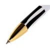 BOLIGRAFO BELIUS DUALITA CUERPO BLANCO COLOR NEGRO TINTA AZUL CAJA DE DISEÑO