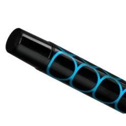 BOLIGRAFO BELIUS LEGACY ALUMINIO DISEÑO CIRCULOS AZUL CUERPO NEGRO TINTA COLOR AZUL CAJA DE DISEÑO