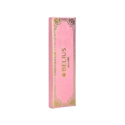 BOLIGRAFO BELIUS MACARON BLISS FORMA HEXAGONAL COLOR ROSA Y DORADO TINTA AZUL CAJA DE DISEÑO