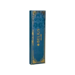 BOLIGRAFO BELIUS MACARON BLISS FORMA HEXAGONAL COLOR ROSA/ AZUL Y DORADO TINTA AZUL CAJA DE DISEÑO