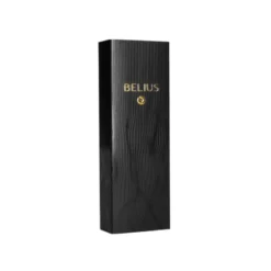 BOLIGRAFO BELIUS NEPTUNO ALUMINIO TEXTURA WAVY COLOR NEGRO TINTA AZUL CAJA DE DISEÑO