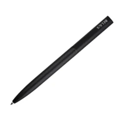BOLIGRAFO BELIUS ROCKET B ALUMINIO COLOR MINIMALISTA NEGRO TINTA AZUL CAJA CILINDRICA