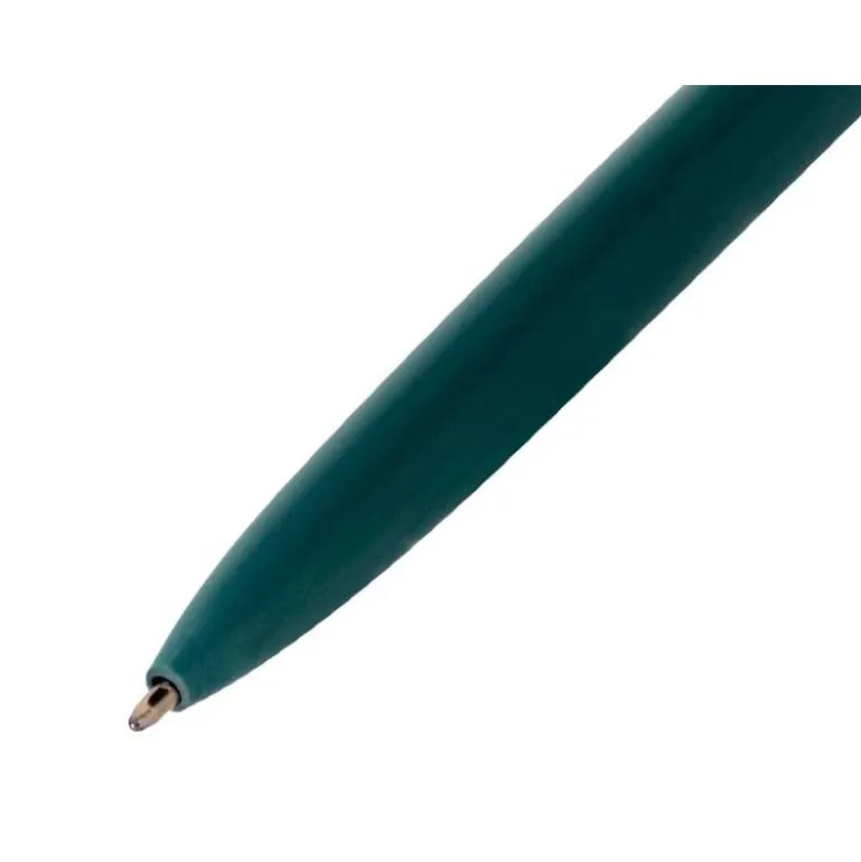 BOLIGRAFO BELIUS ROSE ALUMINIO COLOR VERDE OLIVA/ORO ROSA TINTA AZUL CAJA DE DISEÑO