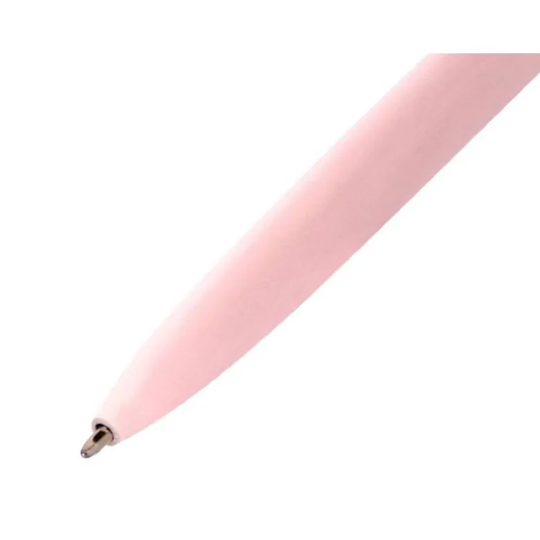 BOLIGRAFO BELIUS ROSE ALUMINIO COLOR ROSA/ORO ROSA TINTA AZUL CAJA DE DISEÑO