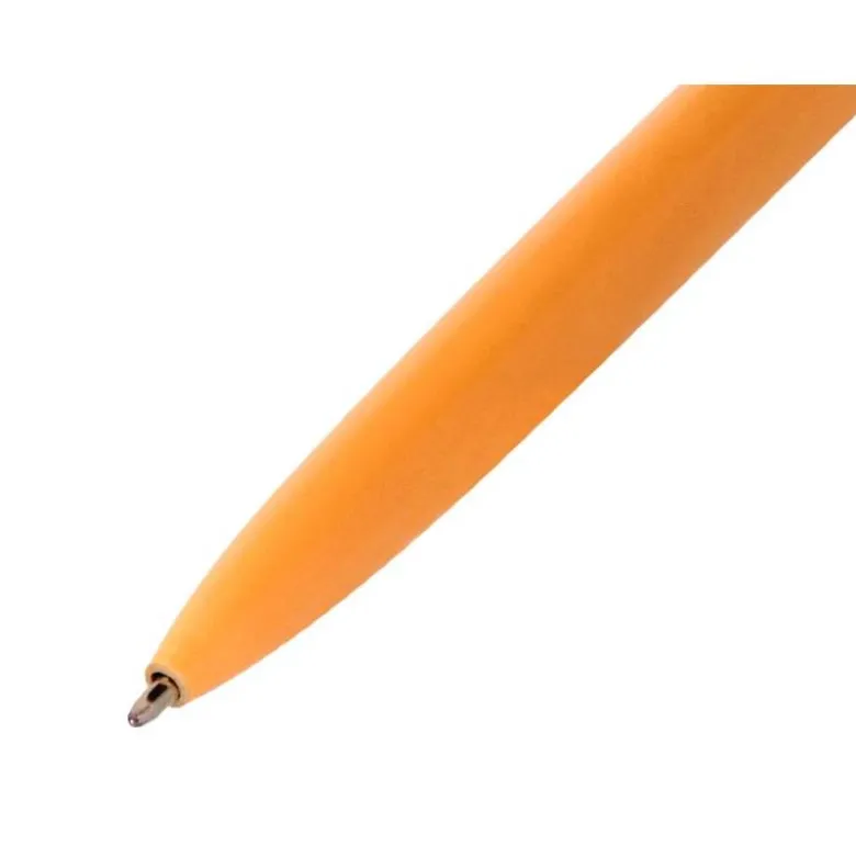 BOLIGRAFO BELIUS ROSE ALUMINIO COLOR NARANJA/ORO ROSA TINTA AZUL CAJA DE DISEÑO