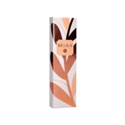 BOLIGRAFO BELIUS ROSE ALUMINIO COLOR NARANJA/ORO ROSA TINTA AZUL CAJA DE DISEÑO