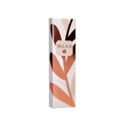 BOLIGRAFO BELIUS ROSE ALUMINIO COLOR BEIGE CLARO ORO ROSA TINTA AZUL CAJA DE DISEÑO