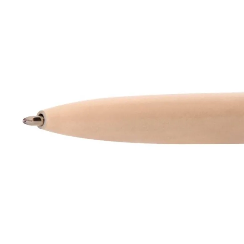BOLIGRAFO BELIUS ROSE ALUMINIO COLOR BEIGE CLARO ORO ROSA TINTA AZUL CAJA DE DISEÑO