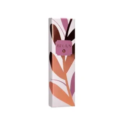 BOLIGRAFO BELIUS ROSE ALUMINIO COLOR BURDEOS ORO ROSA TINTA AZUL CAJA DE DISEÑO