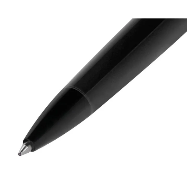 BOLIGRAFO BELIUS TURBO ALUMINIO COLOR NEGRO TINTA AZUL CAJA DE DISEÑO