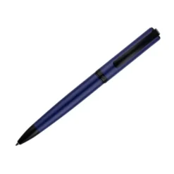 BOLIGRAFO BELIUS TURBO ALUMINIO COLOR AZUL Y NEGRO TINTA AZUL CAJA DE DISEÑO