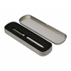 BOLIGRAFO BELIUS ZURICH 3 EN 1 CUERPO PLATEADO TINTA NEGRA Y ROJA PORTAMINAS 0,5 MM EN ESTUCHE