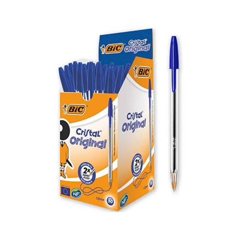 Boligrafo Bic Cristal color azul 0,4 mm