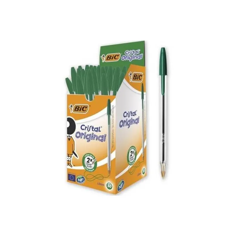 Boligrafo Bic Cristal color verde 0,4 mm