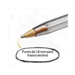 Boligrafo Bic Cristal Fun 1,6 mm Color Rosa