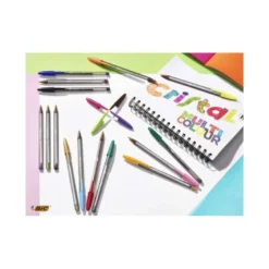 Boligrafo Bic Cristal Fun 1,6 mm Colores Surtidos Caja de 20 unidades