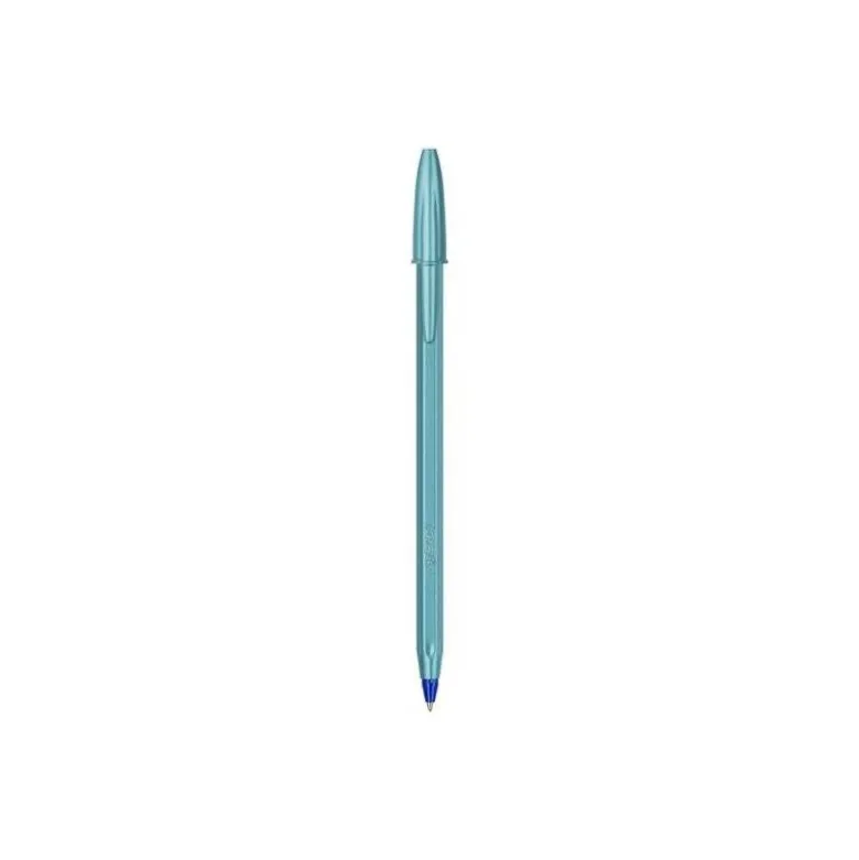 BOLIGRAFO BIC CRISTAL GLACE AZUL PUNTA 1 MM