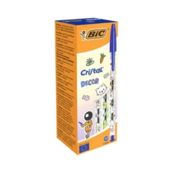 BOLIGRAFO BIC CRISTAL KAWAII AZUL PUNTA 1 MM