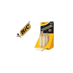 BOLIGRAFO BIC CRISTAL LINEA CELEBRATION DORADO Y PLATEADO EXPOSITOR DE 40 UNIDADES SURTIDAS