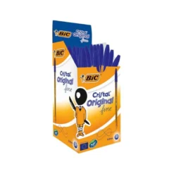 Boligrafo Bic Cristal Naranja color azul 0,30 mm