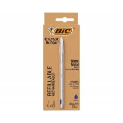 BOLIGRAFO BIC CRISTAL RENEW 0,4 MM TINTA AZUL