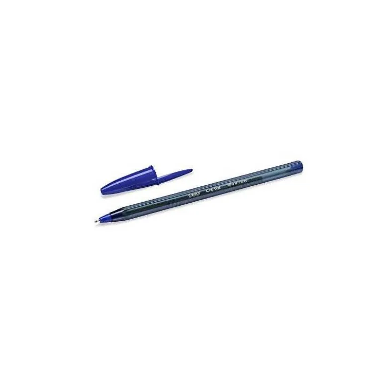 BOLIGRAFO BIC CRISTAL ULTRAFINE PUNTA FORMA AGUJA 0,7 MM AZUL