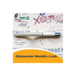 BOLIGRAFO BIC CUATRO COLORES SHINE AZUL PUNTA DE 1 MM