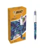 BOLIGRAFO BIC CUATRO COLORES BOTANICO PUNTA DE 1 MM CAJA DE 12 UNIDADES