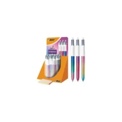 BOLIGRAFO BIC CUATRO COLORES GRADIENTE EXPOSITOR DE 30 UNIDADES COLORES SURTIDOS