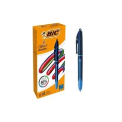 BOLIGRAFO BIC CUATRO COLORES SMOOTH DROP COLOR AZUL