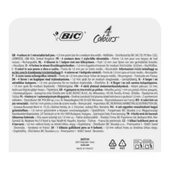 BOLIGRAFO BIC CUATRO COLORES RAINBOW PUNTA 1 MM