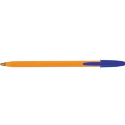 Boligrafo Bic tinta azul 0,30 mm cuerpo naranja