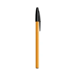 Boligrafo Bic tinta negra 0,30 mm cuerpo naranja