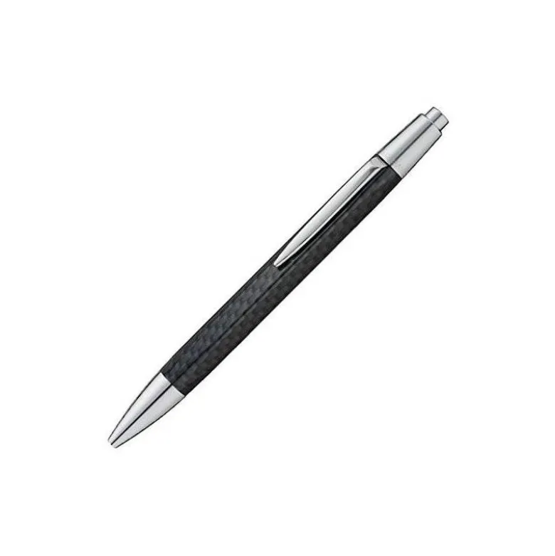 BOLIGRAFO CARAN D'ACHE ALCHEMIX CUERPO FIBRA DE CARBONO ADORNOS CROMADOS BRILLANTE CON ESTUCHE PUNTA