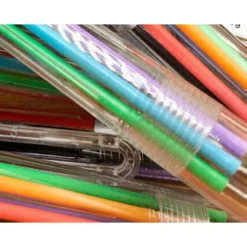 BOLIGRAFO LIDERPAPEL 10 EN 1 CUERPO TRANSPARENTE 10 COLORES 1 MM RETRACTIL