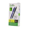 BOLIGRAFO LIDERPAPEL PUNTA 1 MM RETRACTIL CON CLIP ACABADO SOFT TOUCH TINTA AZUL CUERPO VERDE