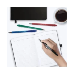 Boligrafo marca Papermate Flexgrip negro 0,4 mm