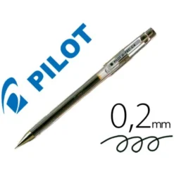 Boligrafo marca Pilot punta aguja 0,2 mm g-tec-c4 negro