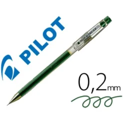 Boligrafo marca Pilot punta aguja 0,2 mm g-tec-c4 verde