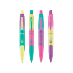 BOLIGRAFO MILAN COMPACT SUNSET RETRACTIL TINTA AZUL PUNTA 1 MM COLORES SURTIDOS