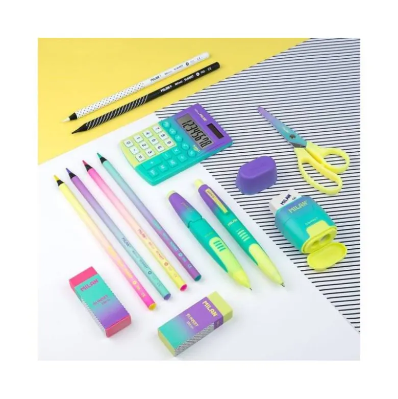 BOLIGRAFO MILAN COMPACT SUNSET RETRACTIL TINTA AZUL PUNTA 1 MM COLORES SURTIDOS "NO SE PUEDENE ELEGIR"