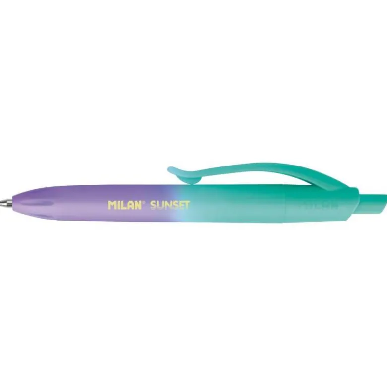 BOLIGRAFO MILAN P1 TOUCH MINI SUNSET RETRACTIL EXPOSITOR 24 UNIDADES COLORES SURTIDOS